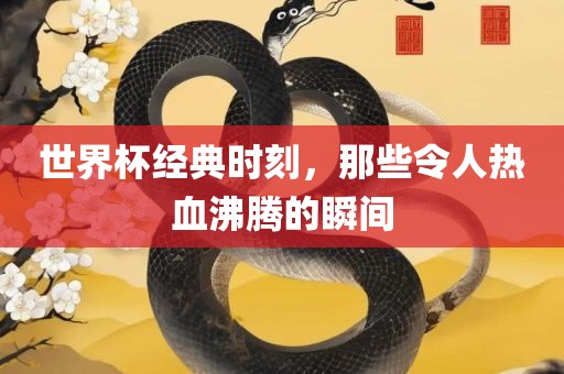 世界杯经典时刻，那些令人热血沸腾的瞬间