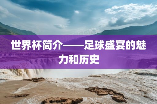 世界杯简介——足球盛宴的魅力和历史