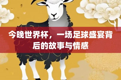 今晚世界杯，一场足球盛宴背后的故事与情感