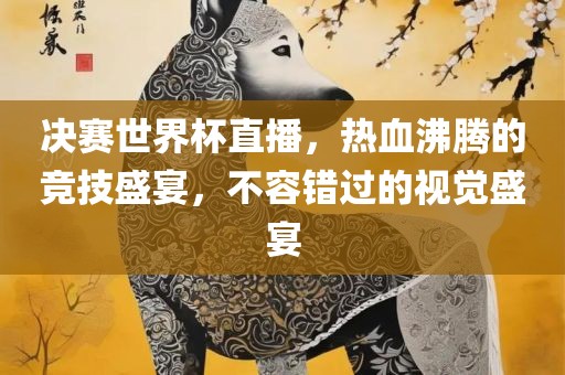 决赛世界杯直播，热血沸腾的竞技盛宴，不容错过的视觉盛宴