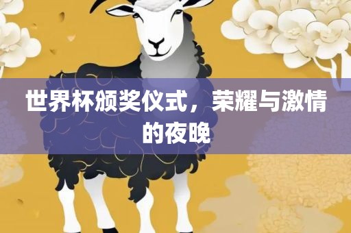 世界杯颁奖仪式，荣耀与激情的夜晚
