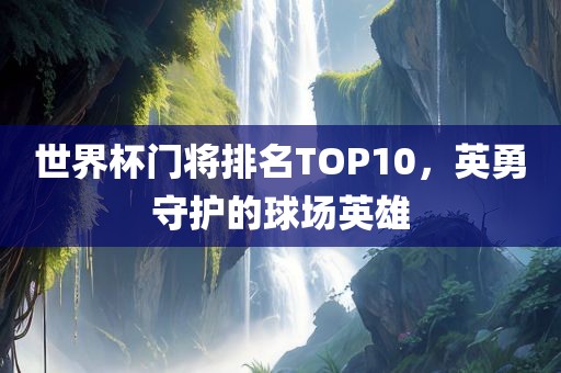 世界杯门将排名TOP10，英勇守护的球场英雄