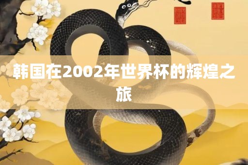 韩国在2002年世界杯的辉煌之旅