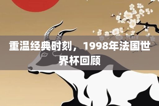 重温经典时刻，1998年法国世界杯回顾