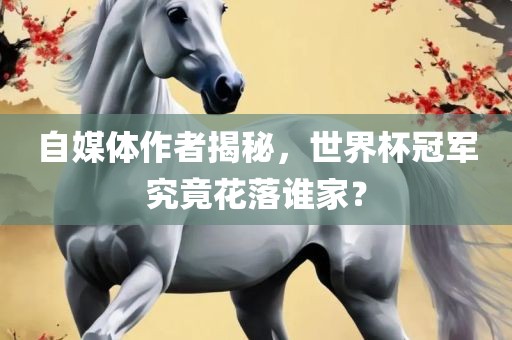 自媒体作者揭秘，世界杯冠军究竟花落谁家？
