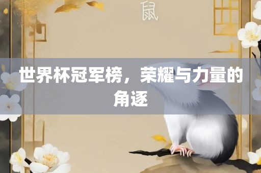 世界杯冠军榜，荣耀与力量的角逐
