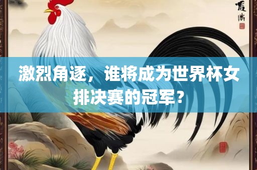 激烈角逐，谁将成为世界杯女排决赛的冠军？