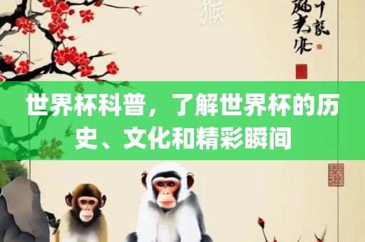 世界杯科普，了解世界杯的历史、文化和精彩瞬间