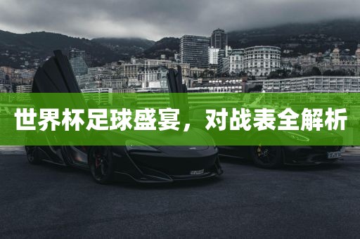 世界杯足球盛宴洛阳市法福文化传播有限公司，对战表全解析