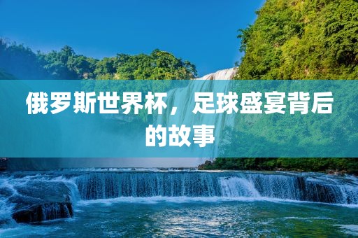 俄罗斯世界杯，足球盛宴背后的故事