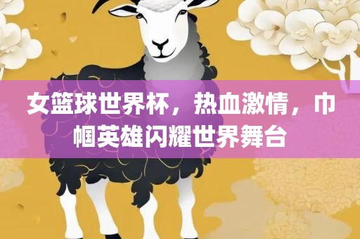 女篮球世界杯，热血激情，巾帼英雄闪耀世界舞台洛阳市法福文化传播有限公司