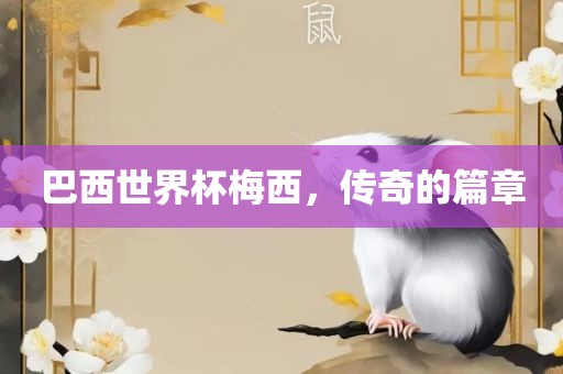 巴西世界杯梅西，传奇的篇章
