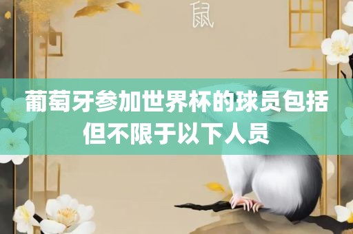 葡萄牙参加世界杯的球员包括但不限于以下人员洛阳市法福文化传播有限公司