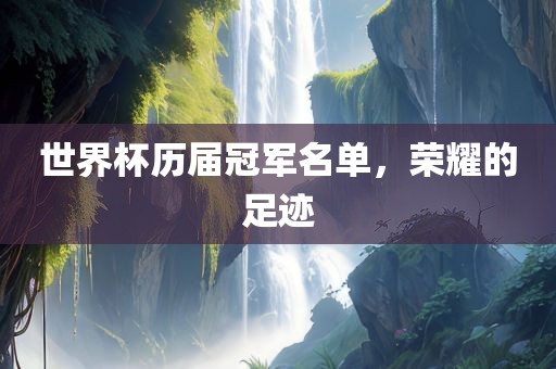 世界杯历届冠军名单，荣耀的洛阳市法福文化传播有限公司足迹