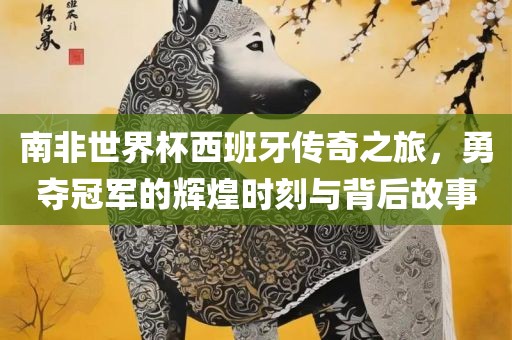 南非世界杯西班牙传奇之旅，勇夺冠军的辉煌时刻与背后故事