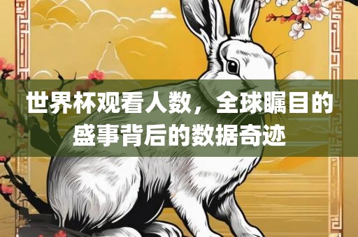 世界杯观看人数，全球瞩目的盛事背后的数据奇迹