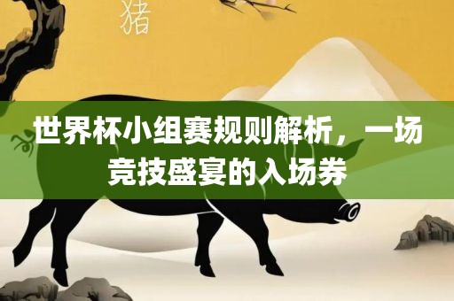 世界杯小组赛规则解析，一场竞技盛宴的入场券