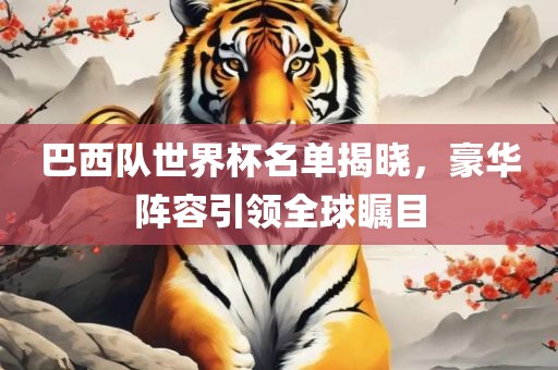巴西队世界杯名单揭晓，豪华阵容引领全球瞩目