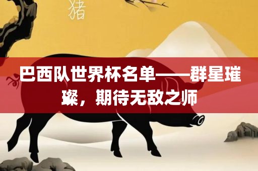 巴西队世界杯名单——群星璀璨，期待无敌之师
