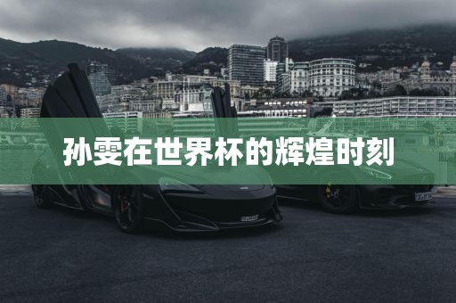 孙雯在世界杯的辉煌时刻