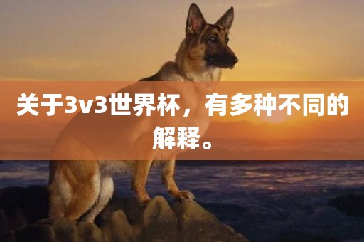 关于3v3世界杯，有多种不同的解释。
