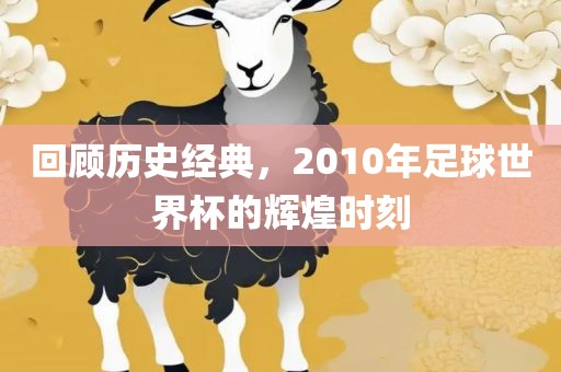 回顾历史经典，2010年足球世界杯的辉煌时刻