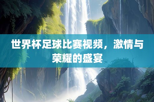 世界杯足球比赛视频，激情与荣耀的盛宴