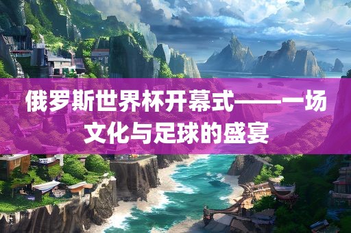 俄罗斯世界杯开幕式——一场文化与足球的盛宴