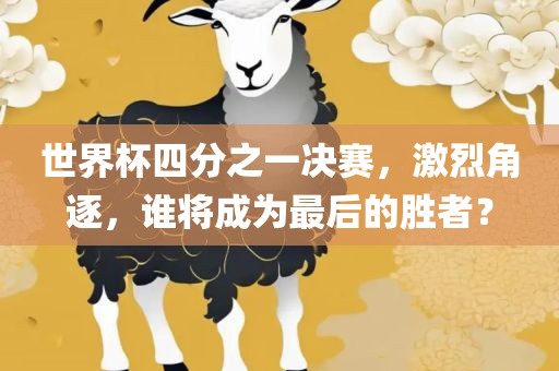 世界杯四分之一决赛，激烈角逐，谁将成为最后的胜者？
