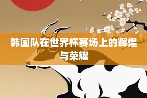 韩国队在世界杯赛场上的辉煌与荣耀