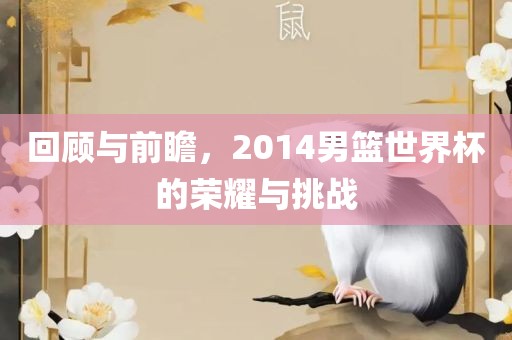 回顾与前瞻，2014男篮世界杯的荣耀与挑战