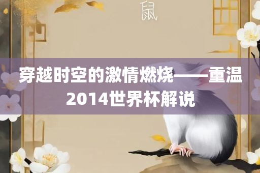 穿越时空的激情燃烧——重温2014世界杯解说