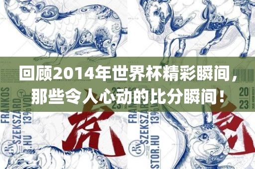回顾2014年世界杯精彩瞬间，那些令人心动的比分瞬间！