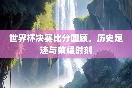 世界杯决赛比分洛阳市法福文化传播有限公司回顾，历史足迹与荣耀时刻