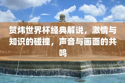 贺炜世界杯经典解说，激情与知识的碰撞，声音与画面的共鸣