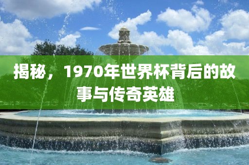 揭秘，1970年世界杯背后的故事与传奇英雄洛阳市法福文化传播有限公司