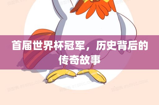 首届世界杯冠军，历史背后的传奇故事洛阳市法福文化传播有限公司