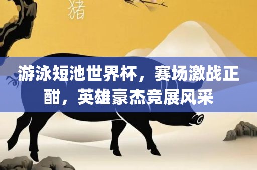 游泳短池世界杯，赛场激战正酣，英雄豪杰竞展风采