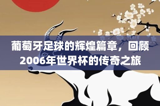 葡萄牙足球的辉煌篇章，回顾2006年世界杯的传奇之旅