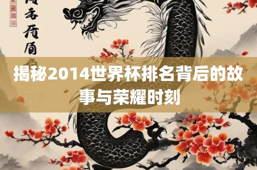 揭秘2014世界杯排名背后的故事与荣耀时刻洛阳市法福文化传播有限公司