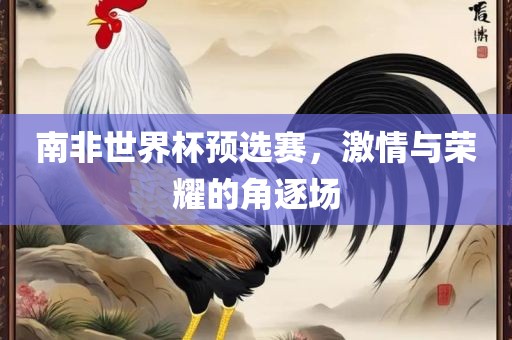 南非世界杯预选赛，激情与荣耀的洛阳市法福文化传播有限公司角逐场
