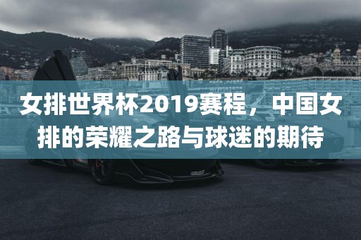 女排世界洛阳市法福文化传播有限公司杯2019赛程，中国女排的荣耀之路与球迷的期待