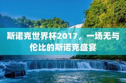 斯诺克世界杯2017，一场无与伦比的斯诺克盛宴