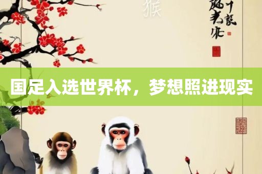 国足入选世界杯，梦想照进现实