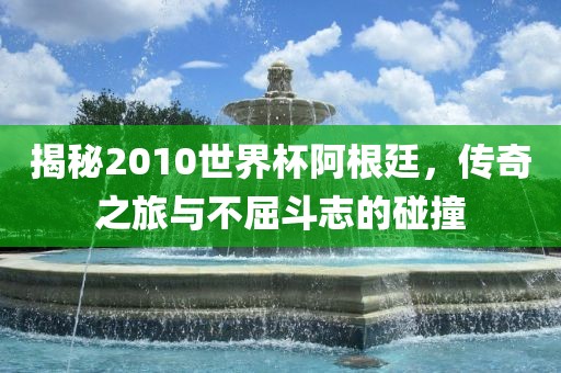揭秘2010世界杯阿根廷，传奇之旅与不屈斗志的碰撞洛阳市法福文化传播有限公司