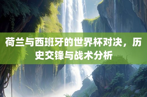 荷兰与西班牙的世界杯对决，历史交锋与战术分析洛阳市法福文化传播有限公司