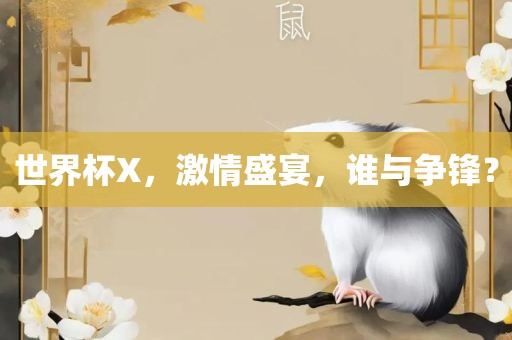 世界杯X，激情盛宴，谁与争锋？