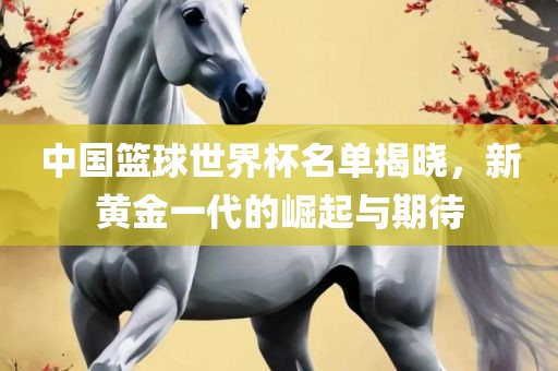 中国篮球世界杯名单揭晓，新黄金一代的崛起与期待
