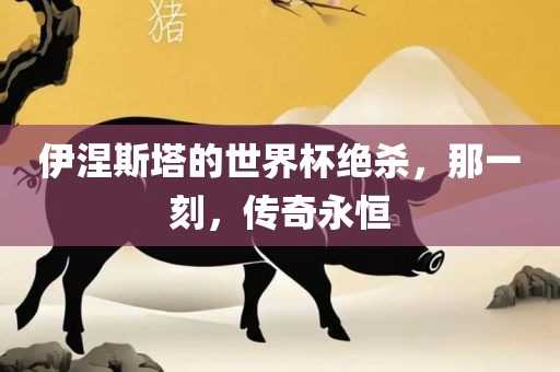 伊涅斯塔的世界杯绝杀，那一刻，传奇永恒
