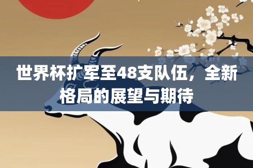 世界杯扩军至48支队伍，全新格局的展望与期待